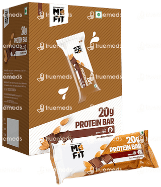 Muscleblaze 20gm Protein Choco Almond Flavour Bar Pack Of 6