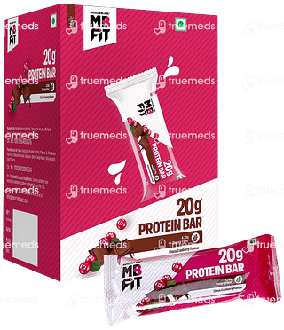 Muscleblaze 20gm Protein Choco Cranberry Flavour Bar Pack Of 6