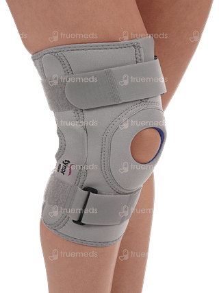 Tynor Knee Support Hinged (neoprene) Grey Large 1