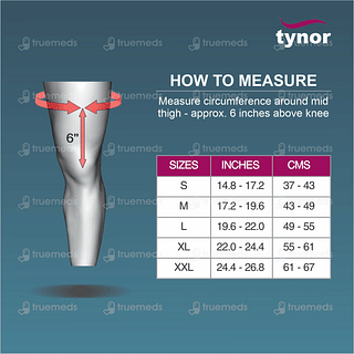 Tynor Knee Support Sportif (neoprene) Grey Medium 1