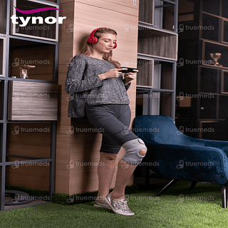 Tynor Knee Support Sportif (neoprene) Grey Medium 1