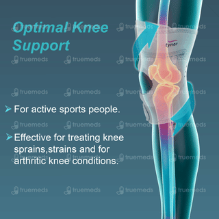 Tynor Knee Support Sportif (neoprene) Grey Medium 1
