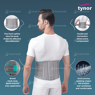 Tynor Lumbo Sacral Belt Grey Xl 1