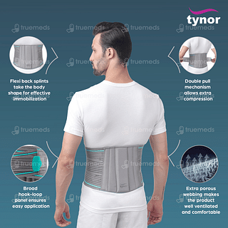 Tynor Lumbo Sacral Belt Grey Xxl 1