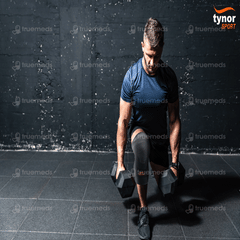 Tynor Knee Cap Air Pro Black And Orange Large Pack Of 2