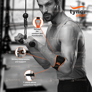Tynor Tennis Elbow Support Pro Black And Orange Universal 1