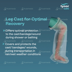 Tynor Cast Cover Leg White Universal Size 1