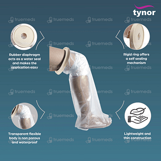 Tynor Cast Cover Leg White Universal Size 1