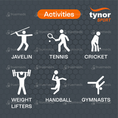 Tynor Sport Shoulder Support Double Lock (neo) Black And Orange Universal Size 1