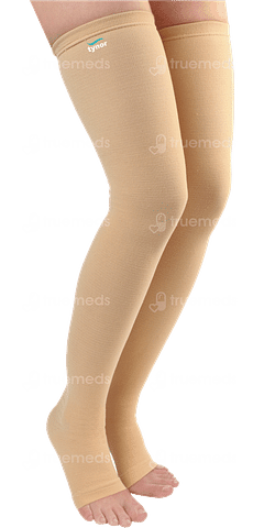 Tynor Compression Stocking Mid Thigh Classic Beige Medium Pack Of 2 Tynor Compression Stocking Mid Thigh Classic Beige Medium Pack Of 2