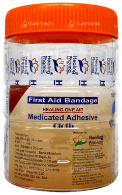 Healing One Aid Medicated Adhesive Bandage 100