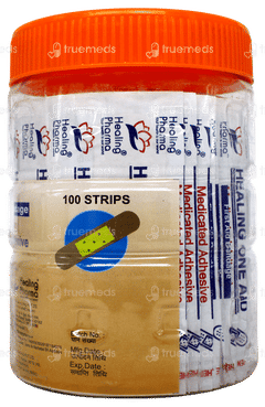 Healing One Aid Medicated Adhesive Bandage 100