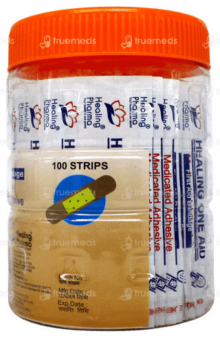Healing One Aid Medicated Adhesive Bandage 100