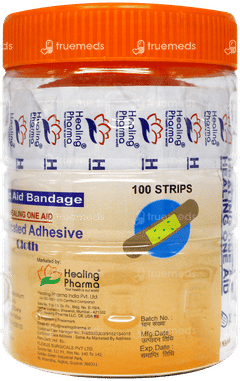 Healing One Aid Medicated Adhesive Bandage 100
