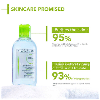 Bioderma Sebium H2o Purifying Micellar Cleansing Water 250ml