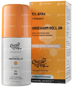 Chemist At Play Odour Control Woody Musk Fragrance Underarm Roll On 40ml Chemist At Play Odour Control Woody Musk Fragrance Underarm Roll On 40ml