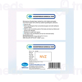 Leeford Microporous 12.5mm X 9.1m Surgical Tape Pack Of 24