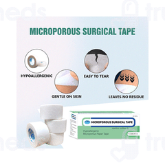 Leeford Microporous 12.5mm X 9.1m Surgical Tape Pack Of 24