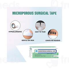 Leeford Microporous 12.5mm X 9.1m Surgical Tape Pack Of 24
