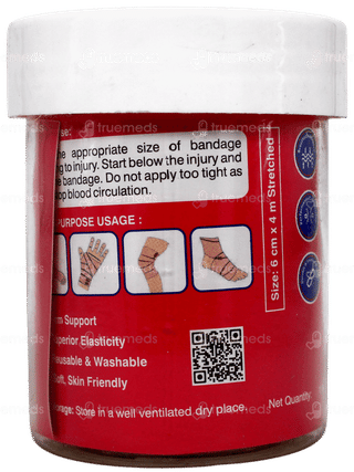 Septiplast 6cm X 4m Crepe Bandage 1