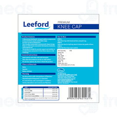 Leeford Premium Soft 4 Way Stretch Large Knee Cap 1