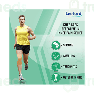 Leeford Premium Soft 4 Way Stretch Large Knee Cap 1