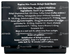 Kapiva Him Foods Shilajit Gold Resin 10gm