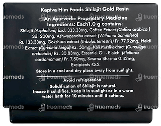 Kapiva Him Foods Shilajit Gold Resin 10gm