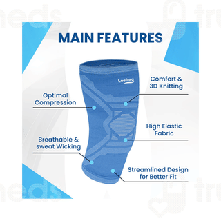 Leeford Ankle Support Designer Blue Small 1