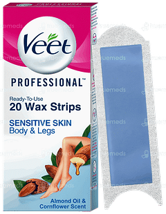 Veet Professional Sensitive Skin Wax Strips 20
