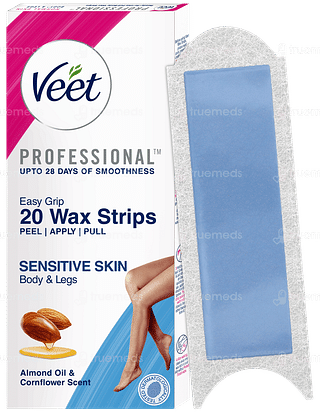 Veet Professional Sensitive Skin Wax Strips 20