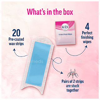 Veet Professional Sensitive Skin Wax Strips 20