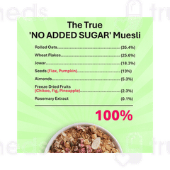 True Elements Museli No Added Sugar 1000gm
