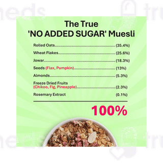 True Elements Museli No Added Sugar 1000gm