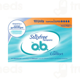 Stayfree O B Pro Comfort Super Tampons 10