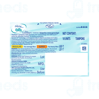 Stayfree O B Pro Comfort Super Tampons 10
