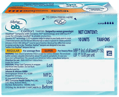 Stayfree O B Pro Comfort Super Tampons 10
