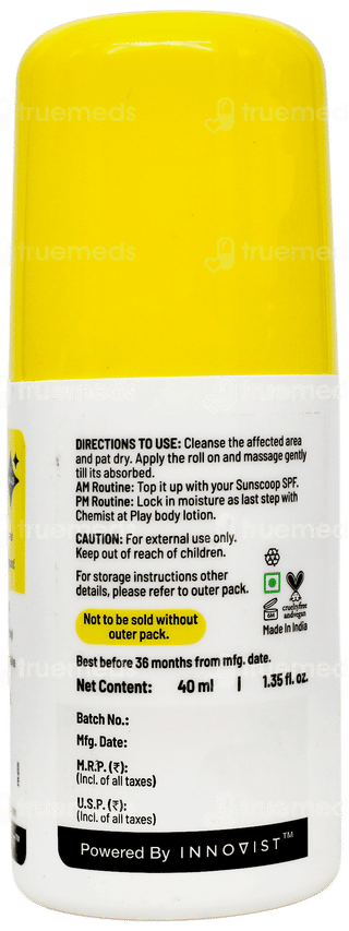 Chemist At Play Vitamin C Neck Knee Elbow Brightening Roll On 40Ml