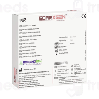 Scarxgen 5cm X 5cm Silicone Gel Sheet 1