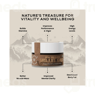Wellbeing Nutrition Pure Himalayan Shilajit Gold Resin 20gm