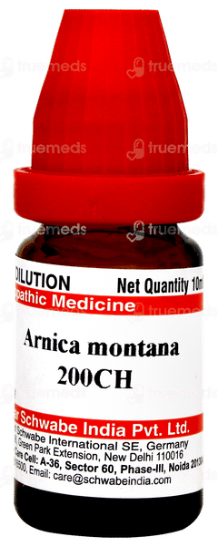 Dr Willmar Schwabe Arnica Montana 200 Dilution 10ml