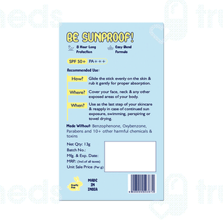 Truhabit Spf 50+ Sunscreen Stick 13gm