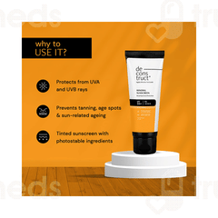 Deconstruct Spf 55+ Pa++++ Mineral Sunscreen 50gm
