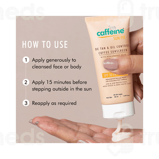 Mcaffeine Sun Fix Hydra Repair Spf 50 Pa++++ Sunscreen 50Ml