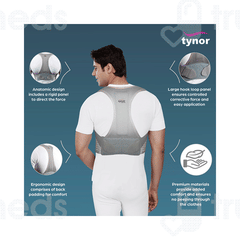 Tynor A 33 Grey Large Posture Corrector 1