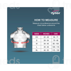 Tynor A 33 Grey Large Posture Corrector 1