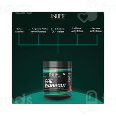 Inlife Pre Workout Watermelon Flavour 200gm