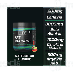 Inlife Pre Workout Watermelon Flavour 200gm