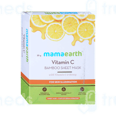 Mamaearth Vitamin C Bamboo Sheet Mask 25gm