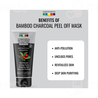 Organixmantra Activated Charcoal Peel Off Mask 120ml